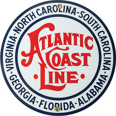 Phil Derrig Designs 216 All Scale Railroad Sign -- Atlantic Coast Line