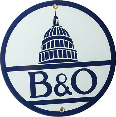 Phil Derrig Designs 220 All Scale Railroad Sign -- Baltimore & Ohio