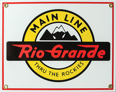 Phil Derrig Designs 221 All Scale Railroad Sign -- Denver & Rio Grande Western