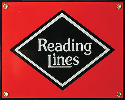 Phil Derrig Designs 230 All Scale Railroad Sign -- Reading