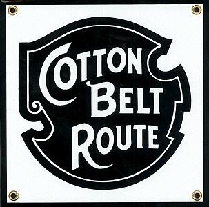 Phil Derrig Designs 255 All Scale Railroad Sign -- St. Louis - Southwestern "Cotton Belt"