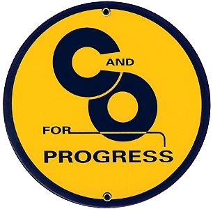 Phil Derrig Designs 257 All Scale Railroad Sign -- Chesapeake & Ohio