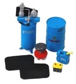 Phoenix Toys 16055 1/24 Garage Accessories: Barrels, Stool, Gas Container, Battery etc.