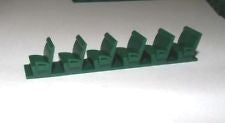 Pikestuff 4104 HO Passenger Coach Seats Green (72)