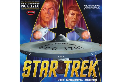 Polar Lights 938 1/350 Star Trek The Original Series USS Enterprise NCC1701 50th Anniversary Edition