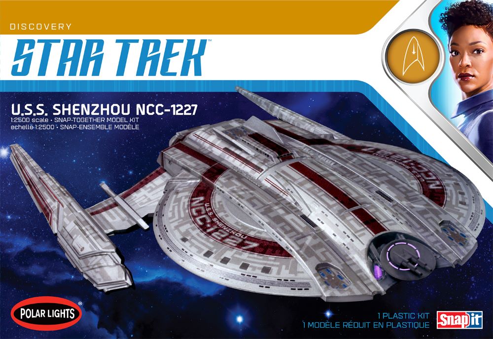 Polar Lights 967 1/2500 Star Trek Discovery Series USS Shenzhou (Snap) (D)