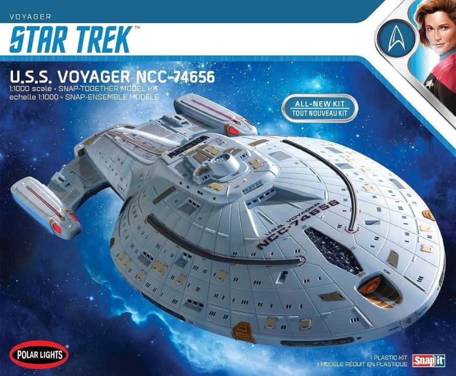 Polar Lights 980 1/1000 Star Trek USS Voyager NCC74656 (Snap)