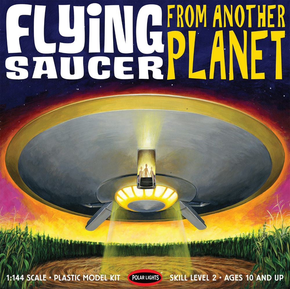 Polar Lights 985 1/144 Flying Saucer from Another Planet (12"W) (D)