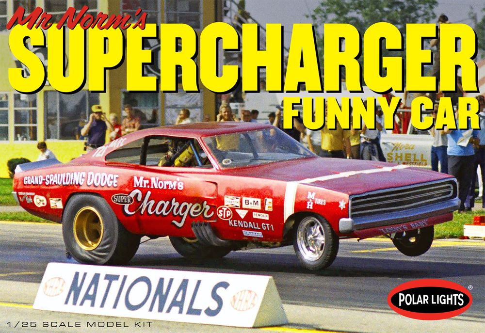 Polar Lights 989 1/25 Mr. Norm's 1969 Dodge Supercharger Funny Car