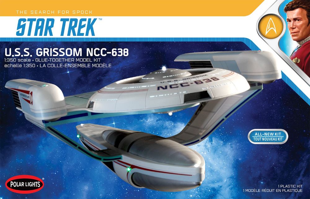 Polar Lights 991 1/350 Star Trek USS Grissom NCC638 Starship