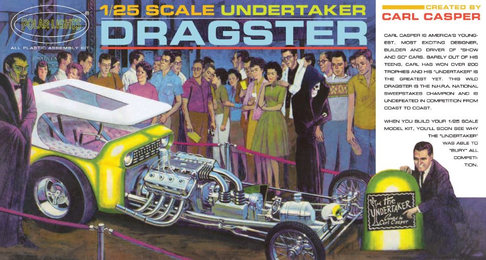 Polar Lights 996 1/25 Carl Casper Undertaker Dragster (D)