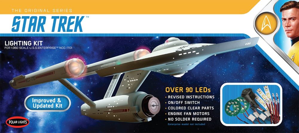 Polar Lights MKA48 1/350 Star Trek The Original Series USS Enterprise Lighting Kit
