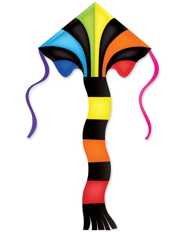 Premier Kites 16007 46”x90” Rainbow Fountain Super Flier Polyester Kite