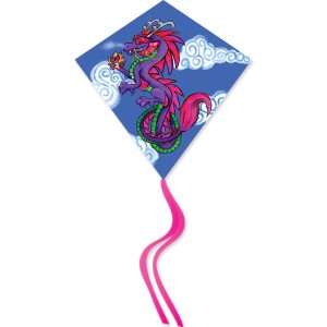 Premier Kites 16065 25” Asian Dragon Diamond Polyester Kite