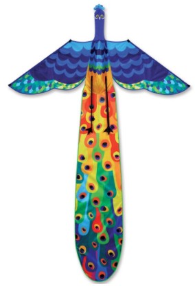 Premier Kites 16114 50”x78” Peacock Polyester Kite
