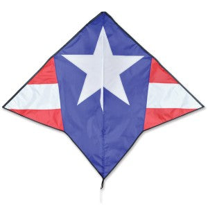 Premier Kites 33091 58”x44” Patriotic Gyro Delta Polyester Kite