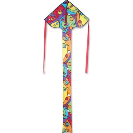 Premier Kites 44148 30"x90" Rainbow Orbit Regular Easy Flyer Nylon Kite (w/line only)