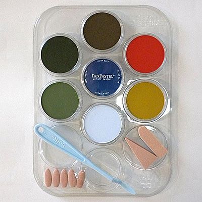 Panpastel 30703 All Scale 7-Color Modeler's Weathering Kit -- Scenery