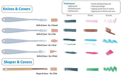 Panpastel 62004 All Scale Panpastel Sofft Covers -- No.4 Point pkg(10)