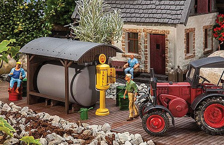 Pola 331736 G Scale Small Gas Station -- Kit - 24 x 16 x 14cm