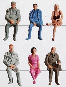 Pola 331950 G Scale Passengers -- Sitting Coach Passengers III, pkg(6)