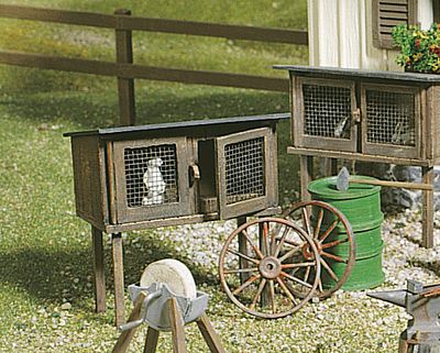 Pola 333209 G Scale Rabbit Hutch