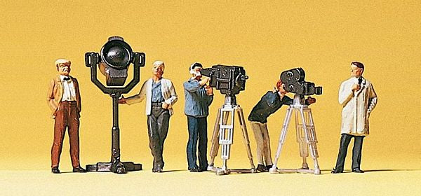 Preiser 10062 HO Scale People Working -- TV/Movie Crew