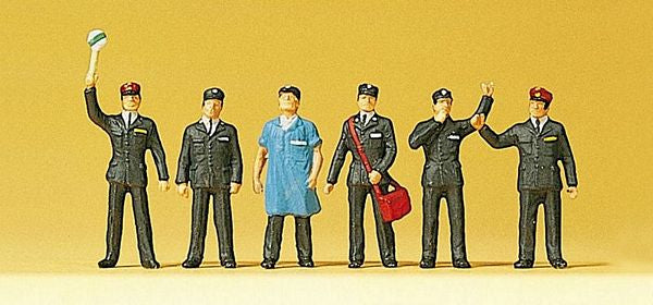 Preiser 10087 HO Scale Railroad Personnel -- Swiss Railway Personnel