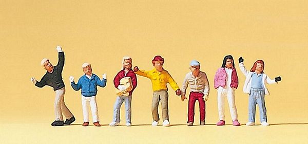 Preiser 10183 HO Scale Pedestrians -- Teens