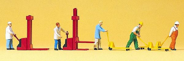 Preiser 10294 HO Scale People Working -- Stock Workers