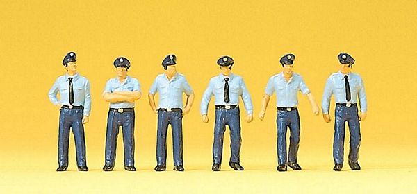 Preiser 10342 HO Scale Assorted Firemen -- German