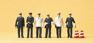 Preiser 10422 HO Scale People Working -- Policemen Era III