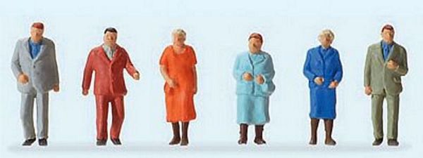 Preiser 14059 HO Scale Pedestrians -- Passers-By