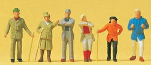 Preiser 14077 HO Scale Pedestrians -- Wanderers