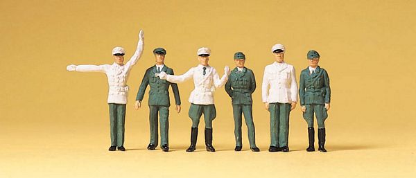 Preiser 14146 HO Scale People Working -- Policemen Era III