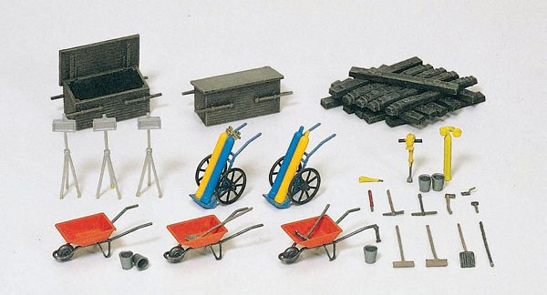 Preiser 17175 HO Scale Accessories for Track Workers