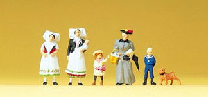Preiser 24608 HO Scale 1900s Figures -- Group from Spreewald