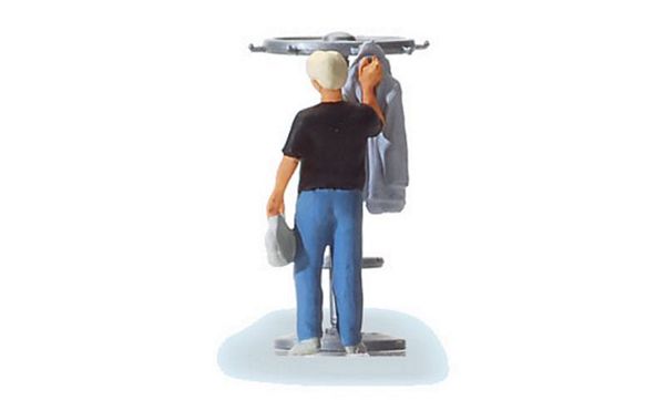 Preiser 28142 HO Scale People At Home -- Man Hanging Up His Jacket