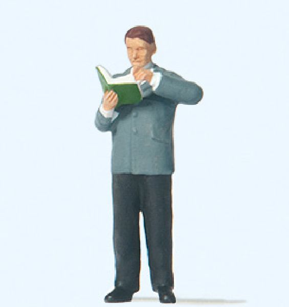 Preiser 28238 HO Scale Individual Figures -- Male Librarian