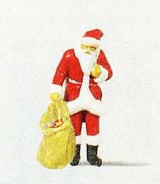 Preiser 29027 HO Scale Santa w/Sack of Gifts