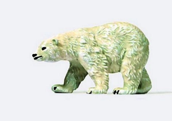 Preiser 29520 HO Scale Animal -- Polar Bear
