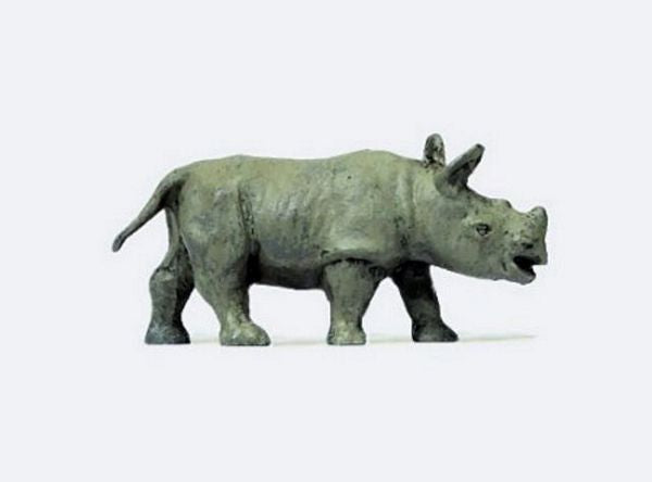 Preiser 29523 HO Scale Animal -- Baby African Rhinoceros