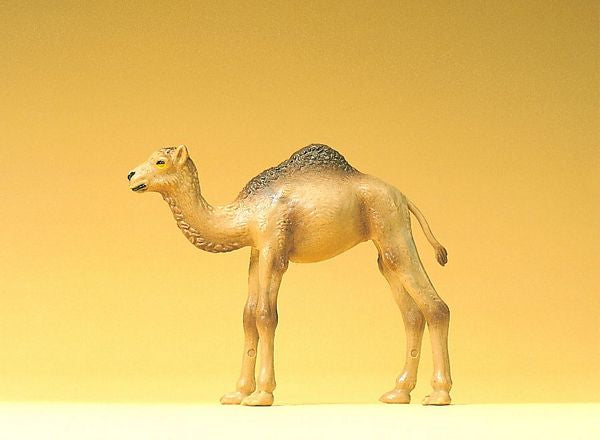 Preiser 47532 44221 Scale Wild Animal Figures, 1/24 - 1/25 Scale -- Camel Calf (1 Hump)