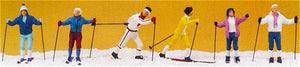 Preiser 10312 HO Cross Country Skiers (6)