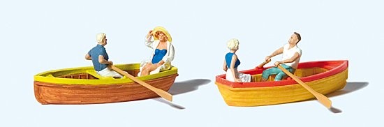 Preiser 10686 HO Couples in Row Boats (2)