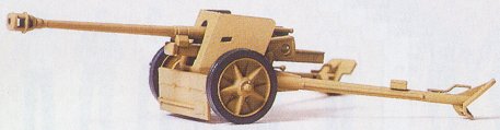 Preiser 16535 HO Anti-Tank Gun 7.5cm PAK 40 1939-45 (Kit)