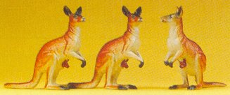 Preiser 20392 HO Kangaroos (3)