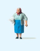 Preiser 28255 HO Newspaper Woman