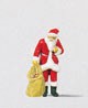 Preiser 29027 HO Santa w/Sack of Gifts Christmas