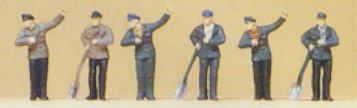 Preiser 79056 N Track Workers (6) 3 w/Shovels
